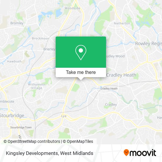 Kingsley Developments map