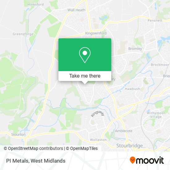 PI Metals map