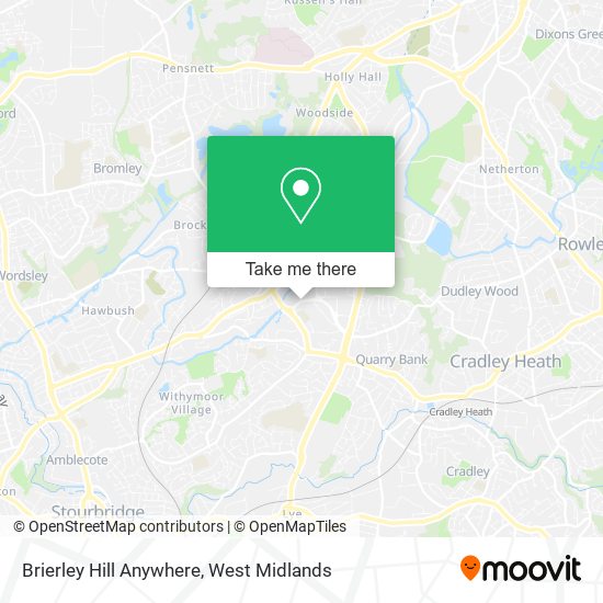 Brierley Hill Anywhere map
