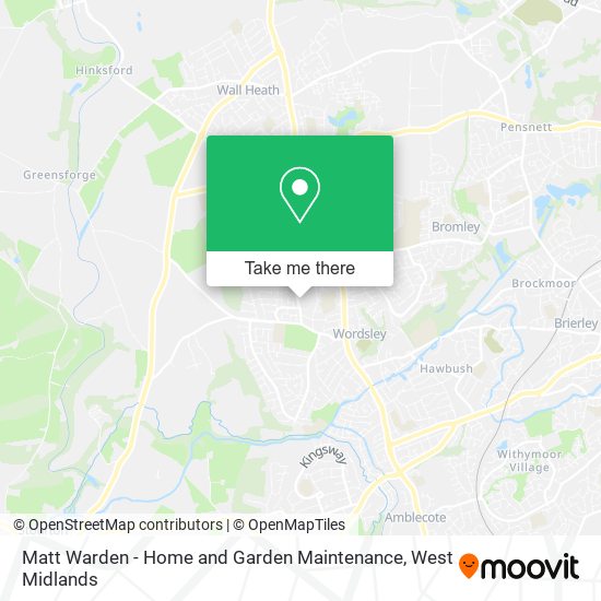 Matt Warden - Home and Garden Maintenance map