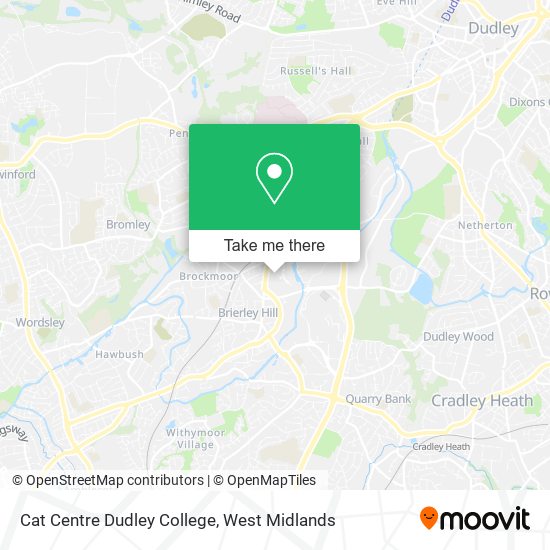 Cat Centre Dudley College map