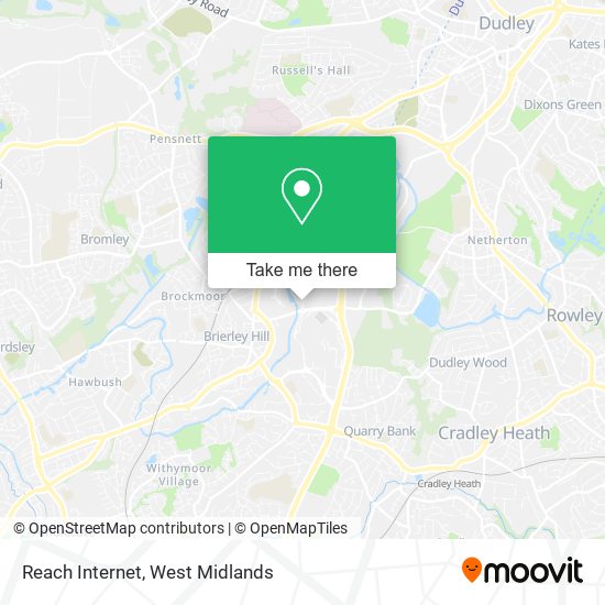 Reach Internet map