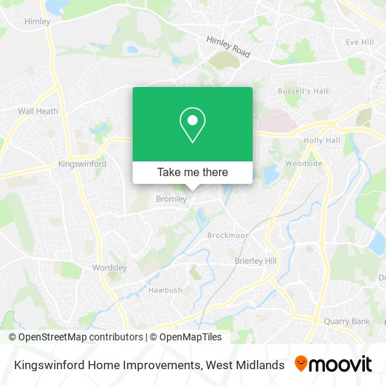 Kingswinford Home Improvements map