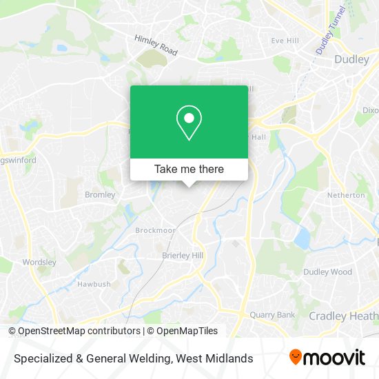 Specialized & General Welding map