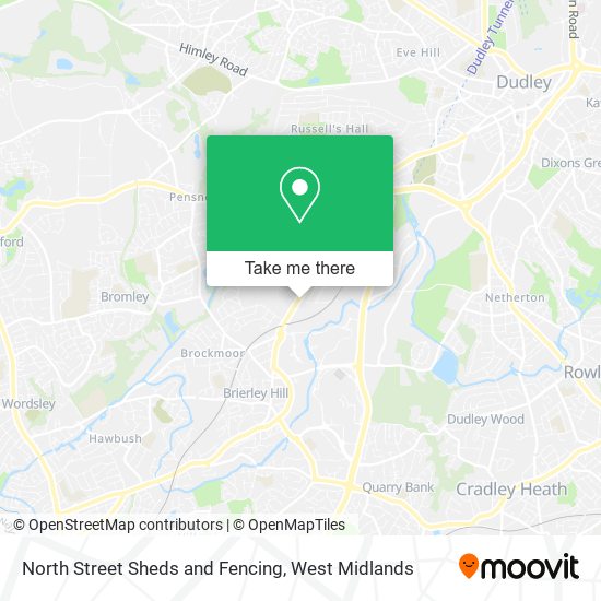 North Street Sheds and Fencing map
