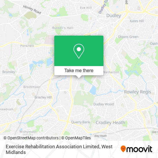 Exercise Rehabilitation Association Limited map