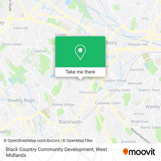 Black Country Community Development map