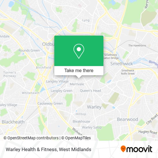 Warley Health & Fitness map