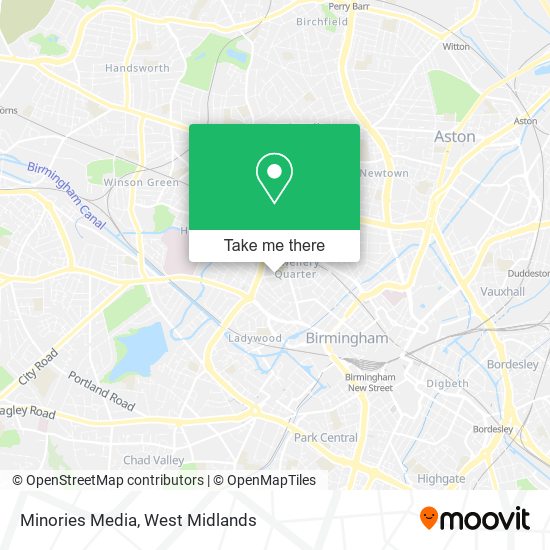 Minories Media map