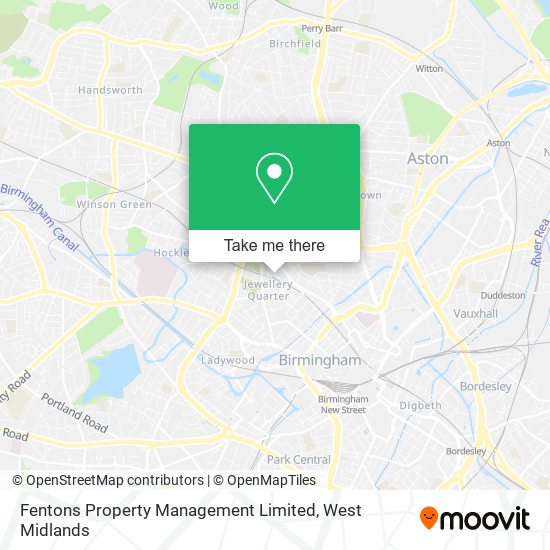 Fentons Property Management Limited map