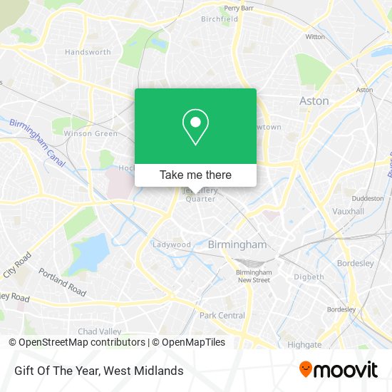 Gift Of The Year map