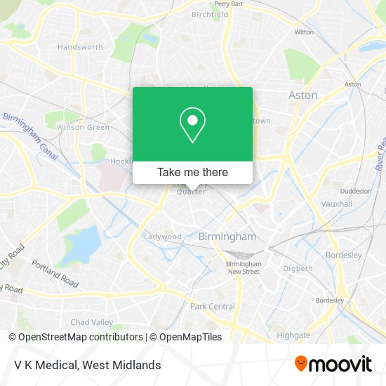 V K Medical map
