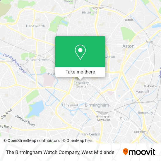 The Birmingham Watch Company map