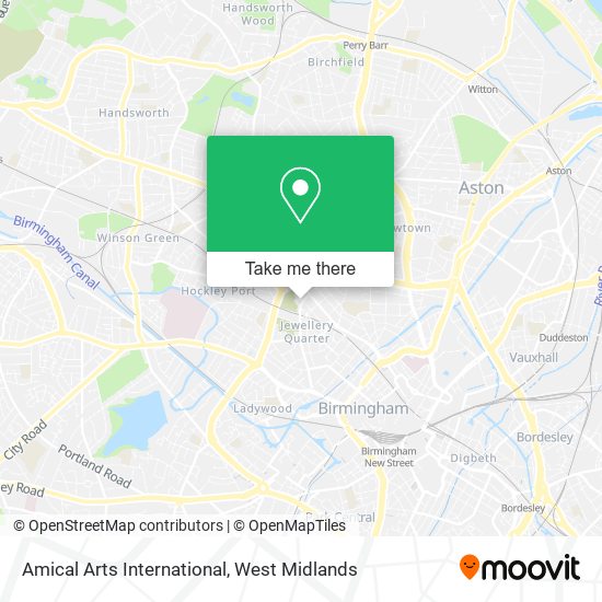 Amical Arts International map