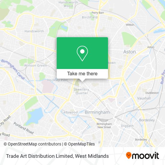 Trade Art Distribution Limited map