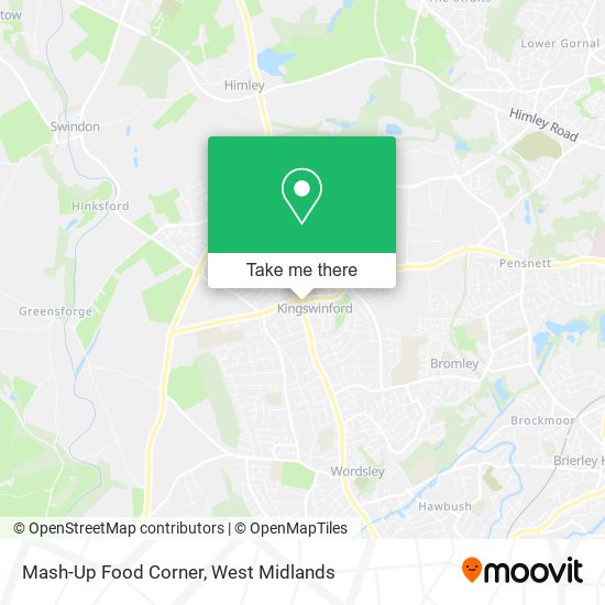 Mash-Up Food Corner map