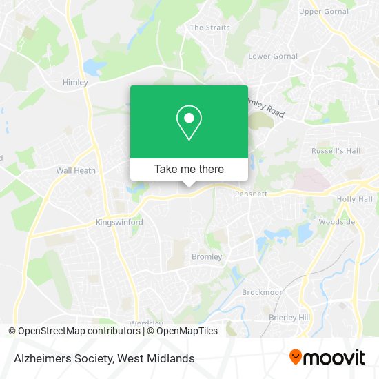 Alzheimers Society map
