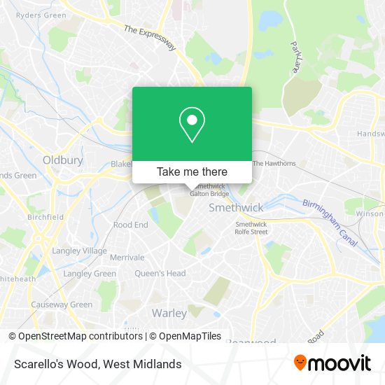 Scarello's Wood map