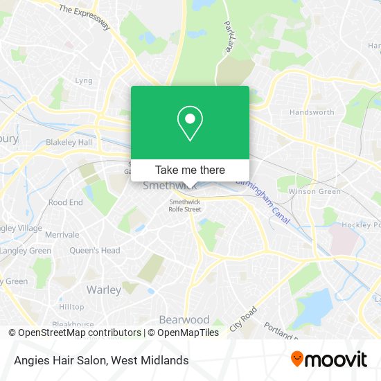 Angies Hair Salon map