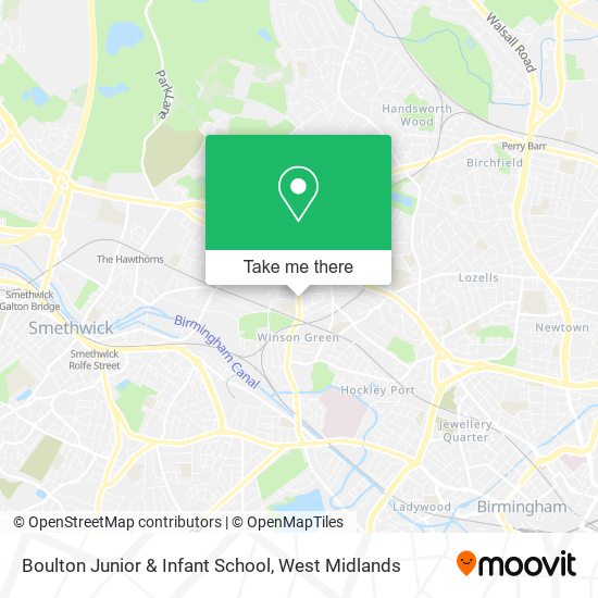 Boulton Junior & Infant School map