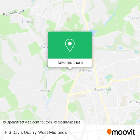 F G Davis Quarry map