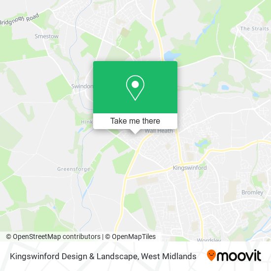 Kingswinford Design & Landscape map