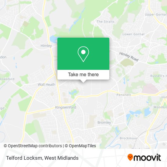 Telford Locksm map
