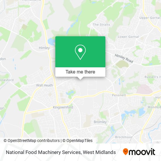 National Food Machinery Services map