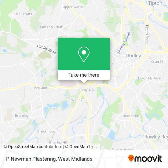 P Newman Plastering map