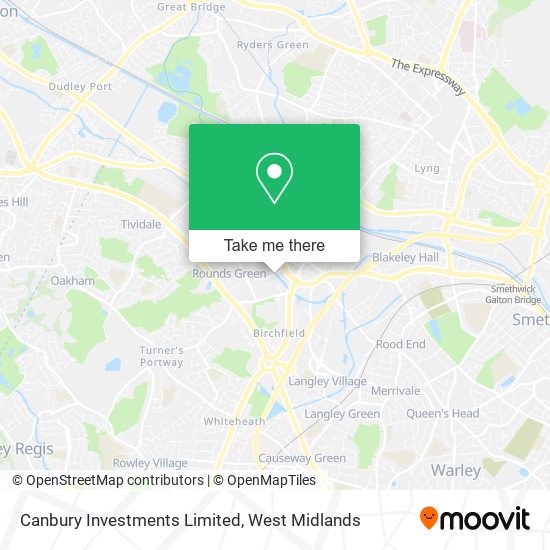 Canbury Investments Limited map
