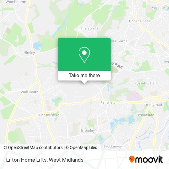 Lifton Home Lifts map