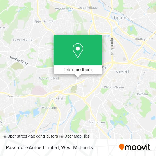 Passmore Autos Limited map