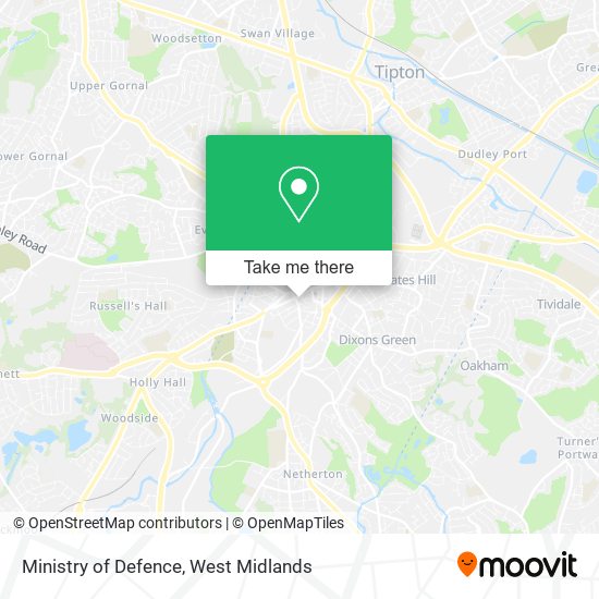 Ministry of Defence map