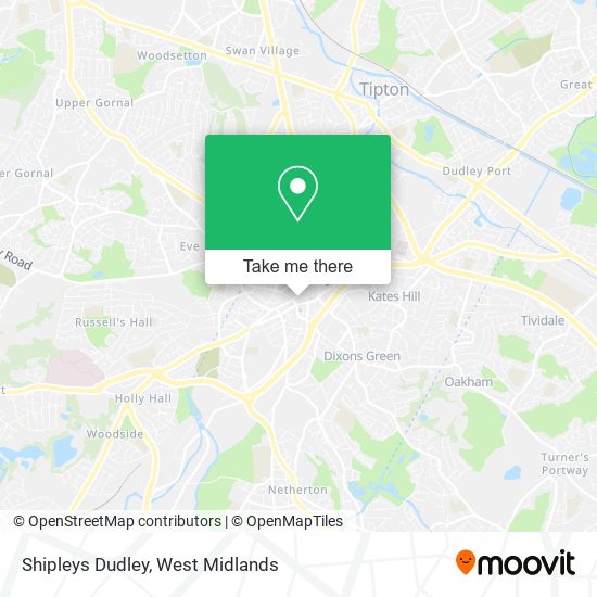 Shipleys Dudley map