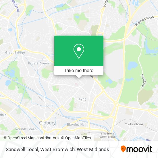Sandwell Local, West Bromwich map