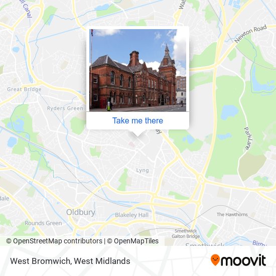 West Bromwich map