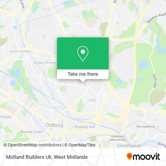 Midland Builders Uk map