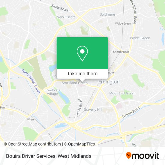 Bouira Driver Services map