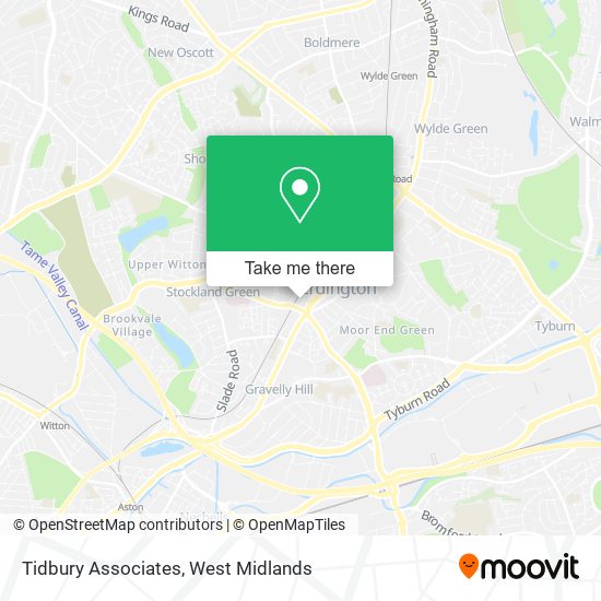 Tidbury Associates map