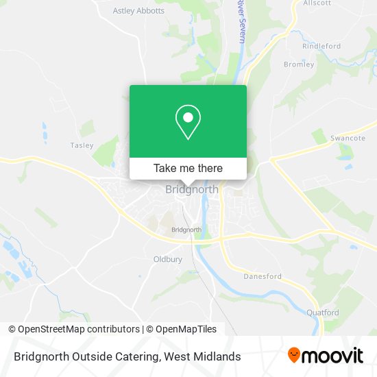 Bridgnorth Outside Catering map