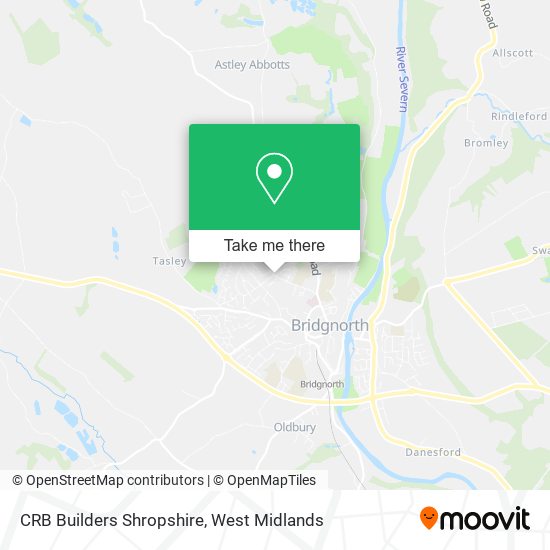 CRB Builders Shropshire map