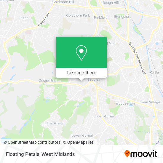Floating Petals map