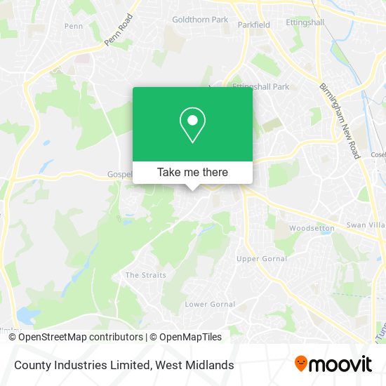 County Industries Limited map