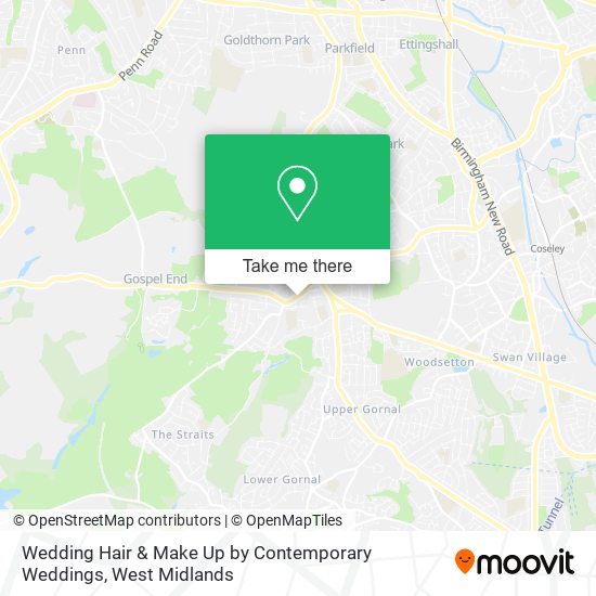 Wedding Hair & Make Up by Contemporary Weddings map