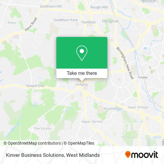 Kinver Business Solutions map