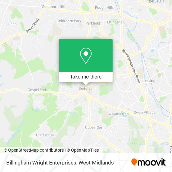 Billingham Wright Enterprises map