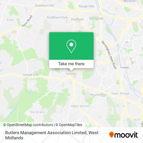 Butlers Management Association Limited map