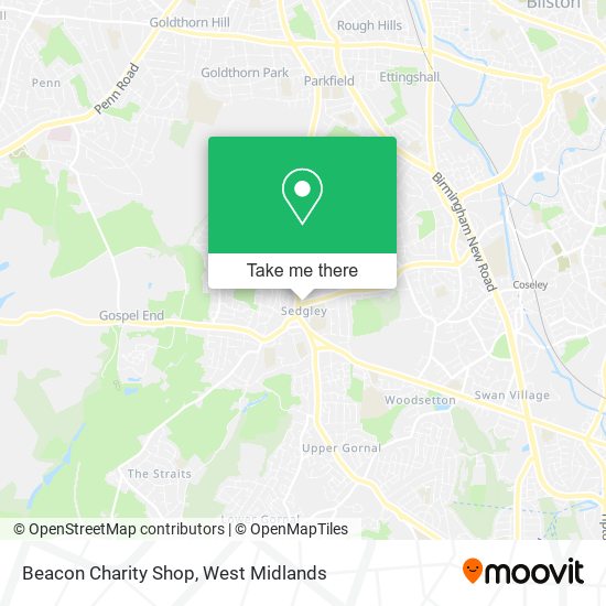 Beacon Charity Shop map