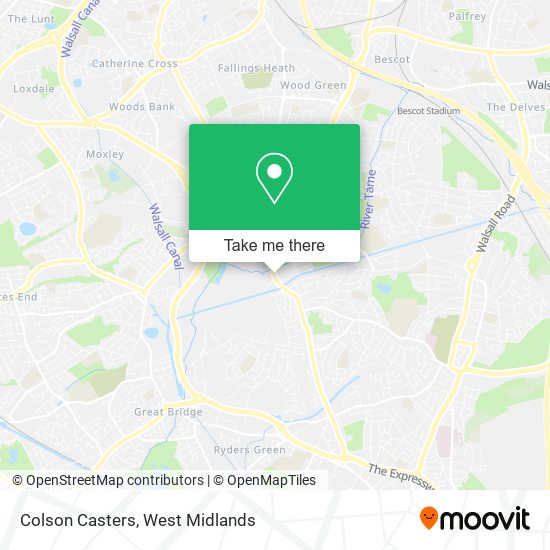 Colson Casters map