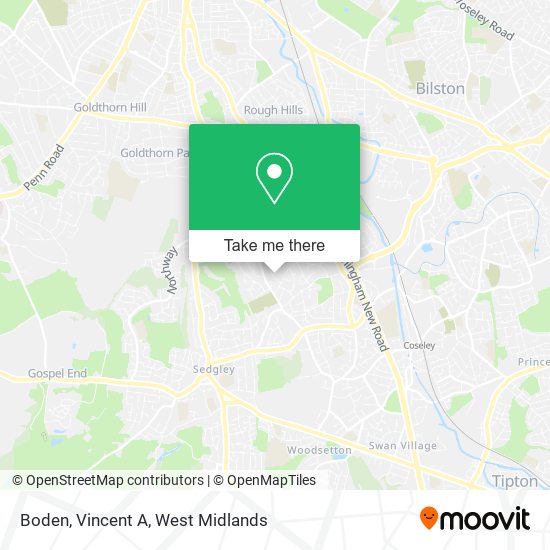 Boden, Vincent A map